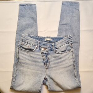 Good American Curve High Rise Cross Over Skinny Size 0/25